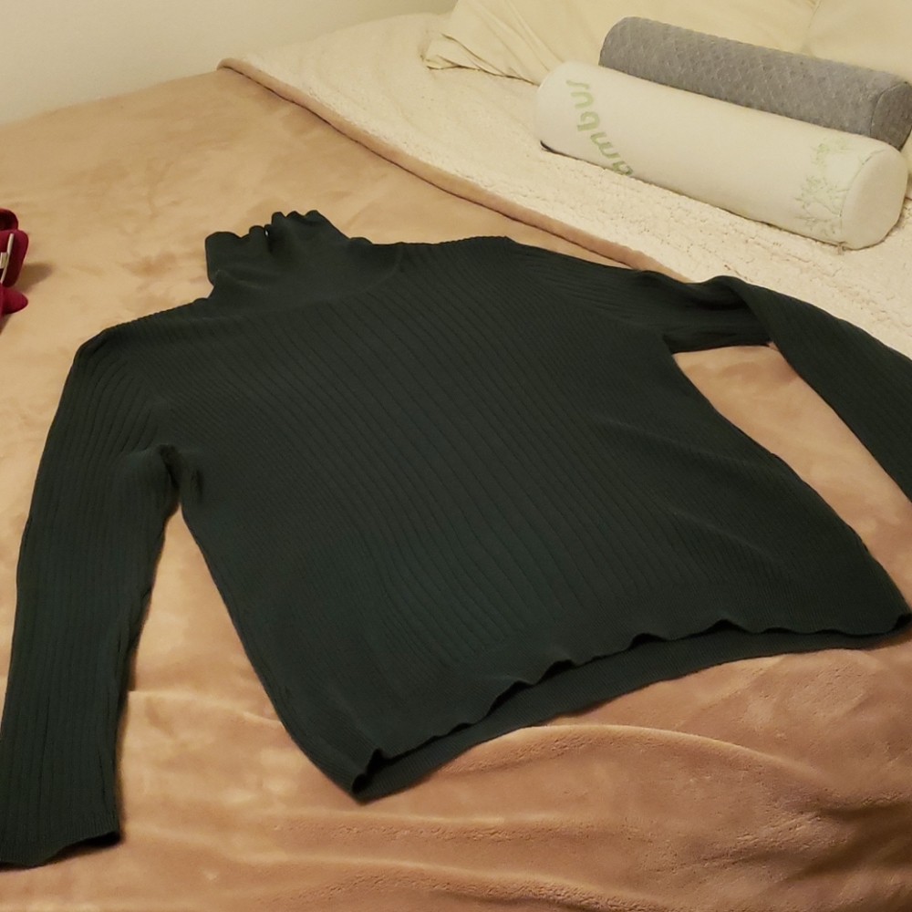 NWOT, Croft & Barrow Ribbed turtleneck sweater
